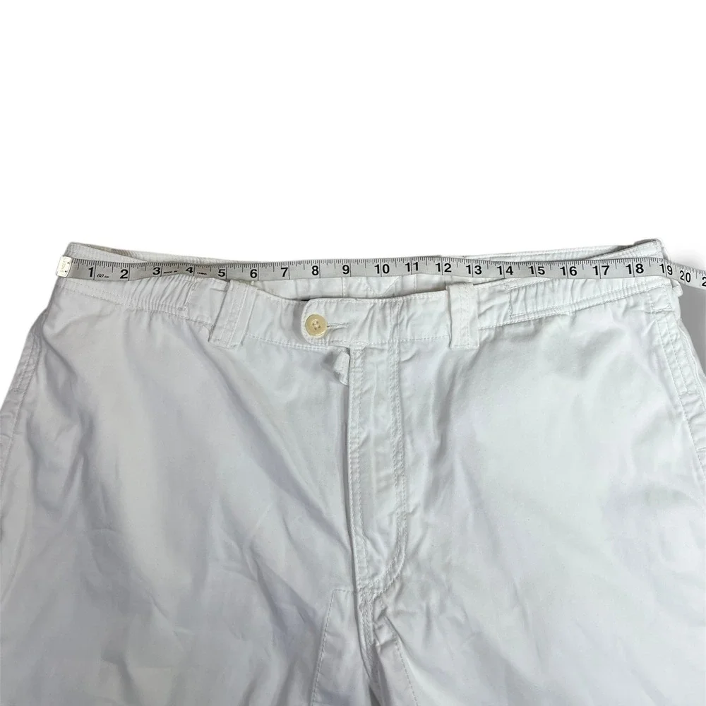Vintage Polo Ralph Lauren Shorts Mens XL/40 White‎ Chino Preppy Cruise Resort